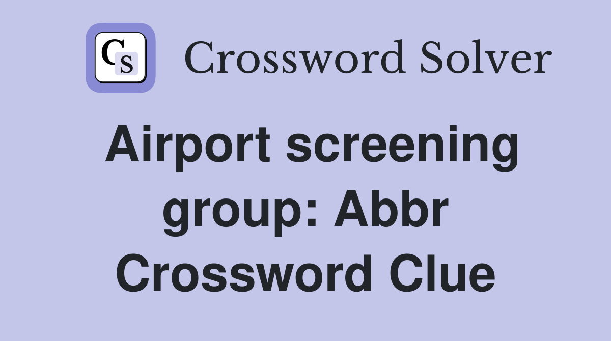 tour group abbr crossword clue